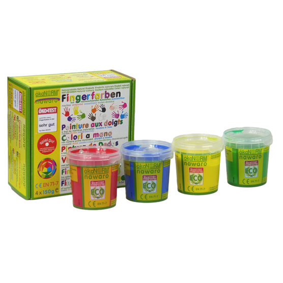 Set of 4 finger paints
